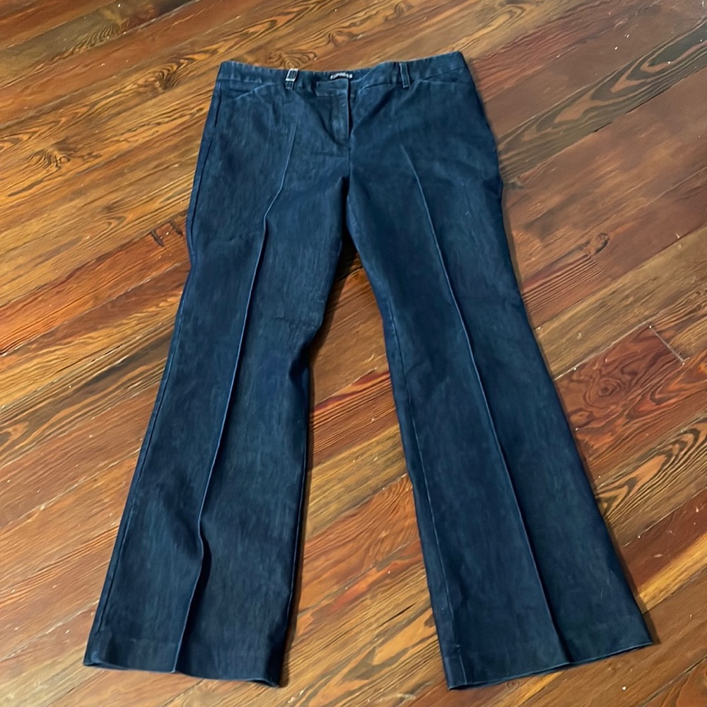 Express  blue jeans Size 12R wide leg